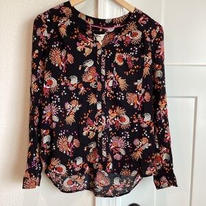 🦚 Like-New 28 of 52 Conversations Anthropologie Button-Up Long Sleeve Blouse